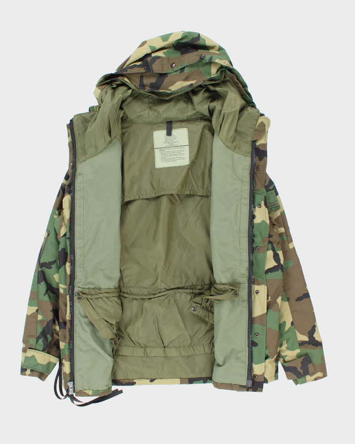 00s Vintage US Army Gore-Tex Woodland Camo Parka - X-Large - Image 6