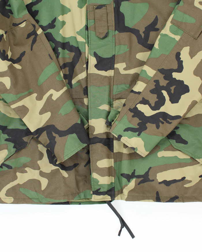 00s Vintage US Army Gore-Tex Woodland Camo Parka - XX-Large - Image 4