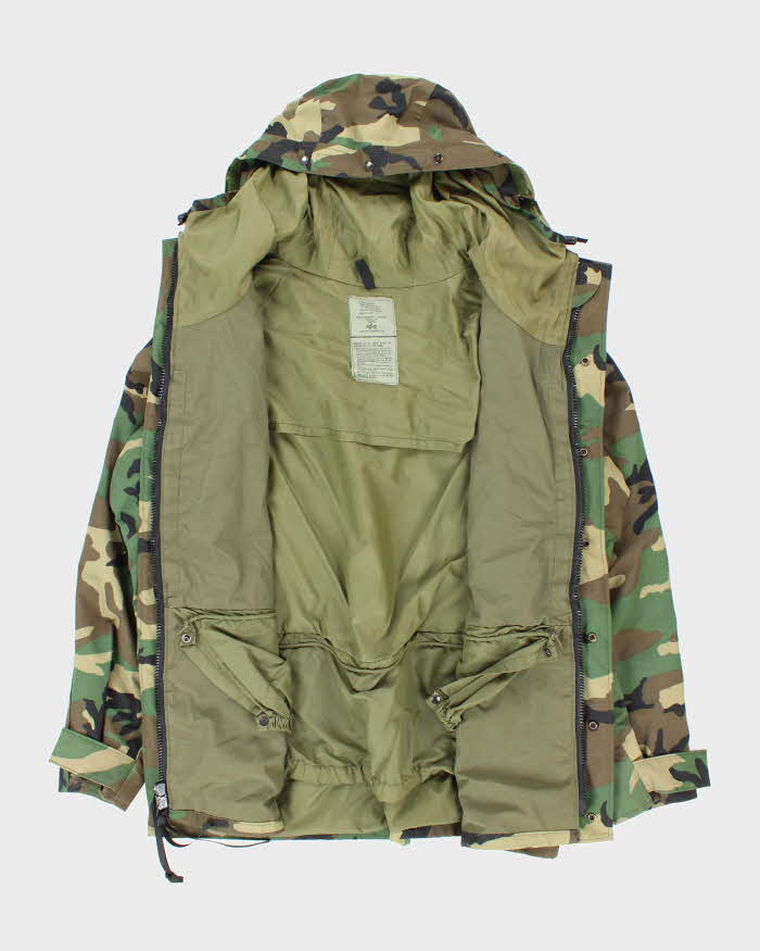 00s Vintage US Army Gore-Tex Woodland Camo Parka - XX-Large - Image 6