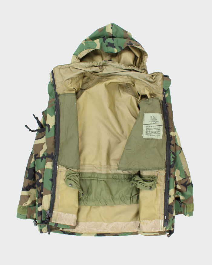 00s Vintage US Army Gore-Tex Woodland Camo Parka - XXX-Large - Image 5