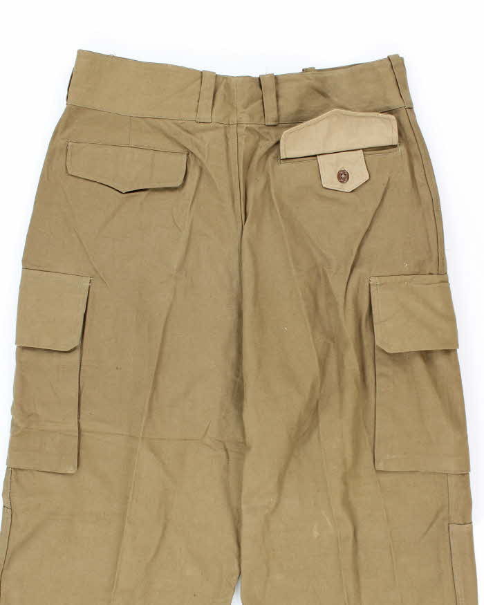 50s Vintage French Army M47 Combat Trousers - 36x34 - Image 4