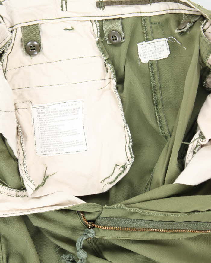 60s Vintage M65 Cold Weather Trousers - 32x28 - Image 6