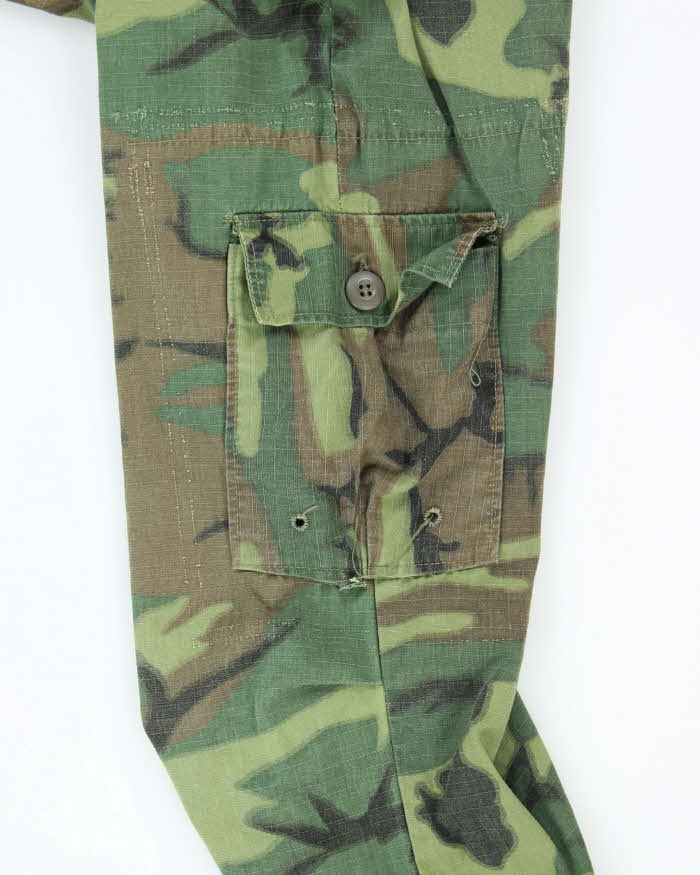 60s Vintage Vietnam War ERDL Camo Jungle Trousers - 30x25 - Image 5