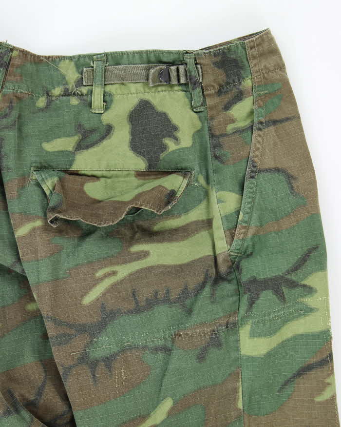 60s Vintage Vietnam War ERDL Camo Jungle Trousers - 30x25 - Image 6
