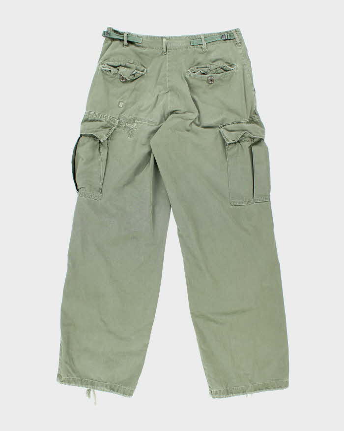60s Vintage Vietnam War Jungle Trousers - 30x33 - Image 3