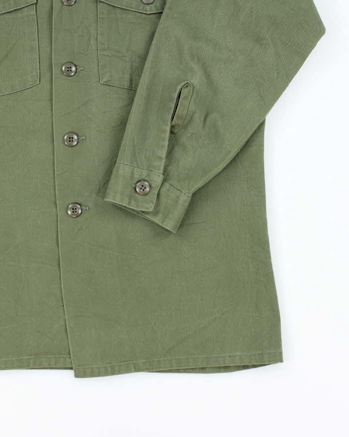 70s Vintage US Army Dura-Press Utility Shirt - Large - Image 4