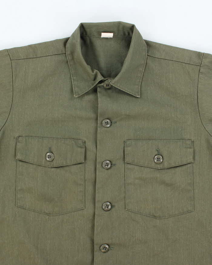 70s Vintage US Army Dura-Press Utility Shirt - Medium - Image 3