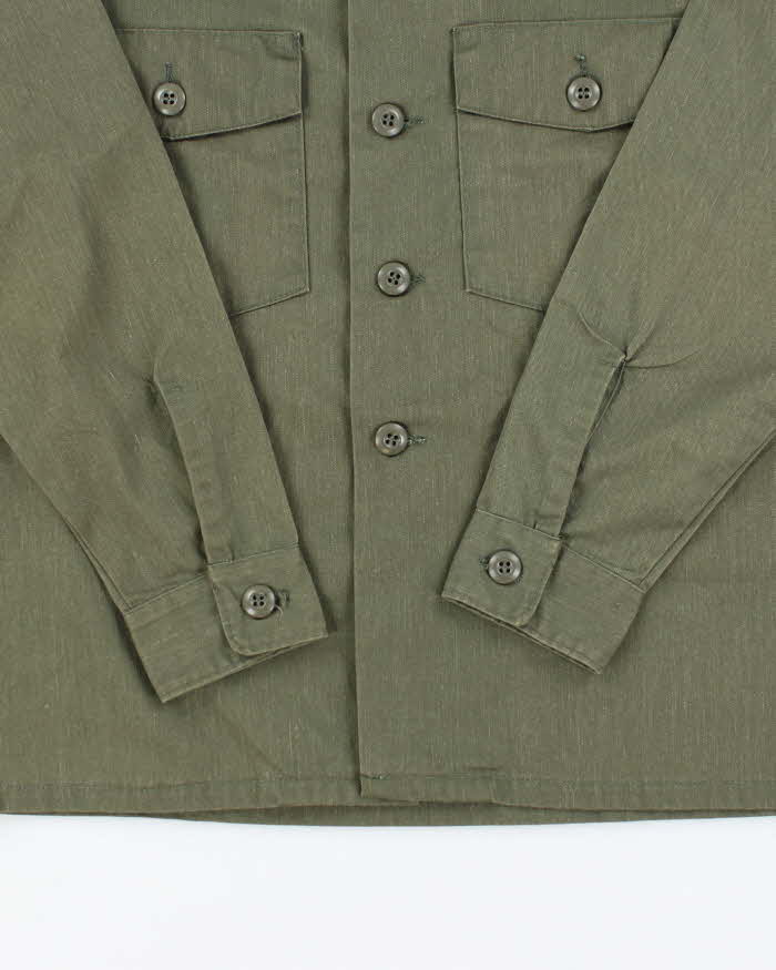 70s Vintage US Army Dura-Press Utility Shirt - Medium - Image 4
