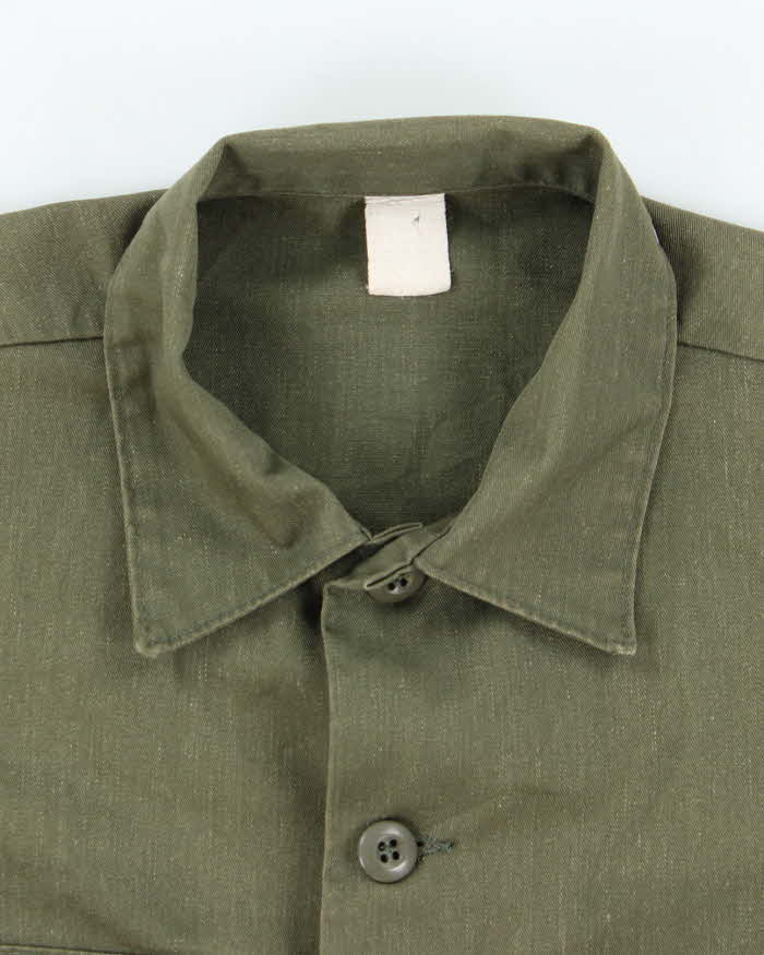 70s Vintage US Army Dura-Press Utility Shirt - Medium - Image 5