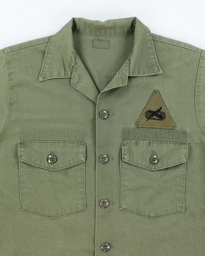 70s Vintage US Army Dura-Press Utility Shirt - Medium - Image 3