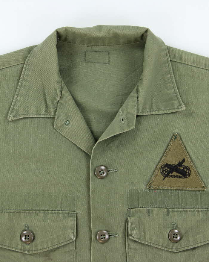 70s Vintage US Army Dura-Press Utility Shirt - Medium - Image 5