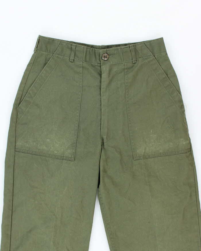 70s Vintage US Army Dura-Press Utility Trousers - 28x31 - Image 3