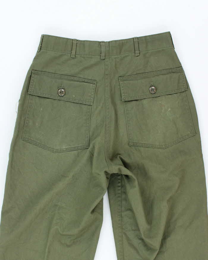 70s Vintage US Army Dura-Press Utility Trousers - 28x31 - Image 4