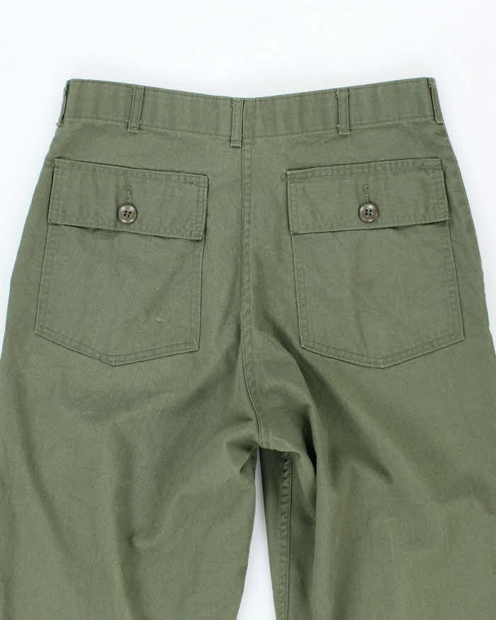 70s Vintage US Army Dura-Press Utility Trousers - 30x31 - Image 4