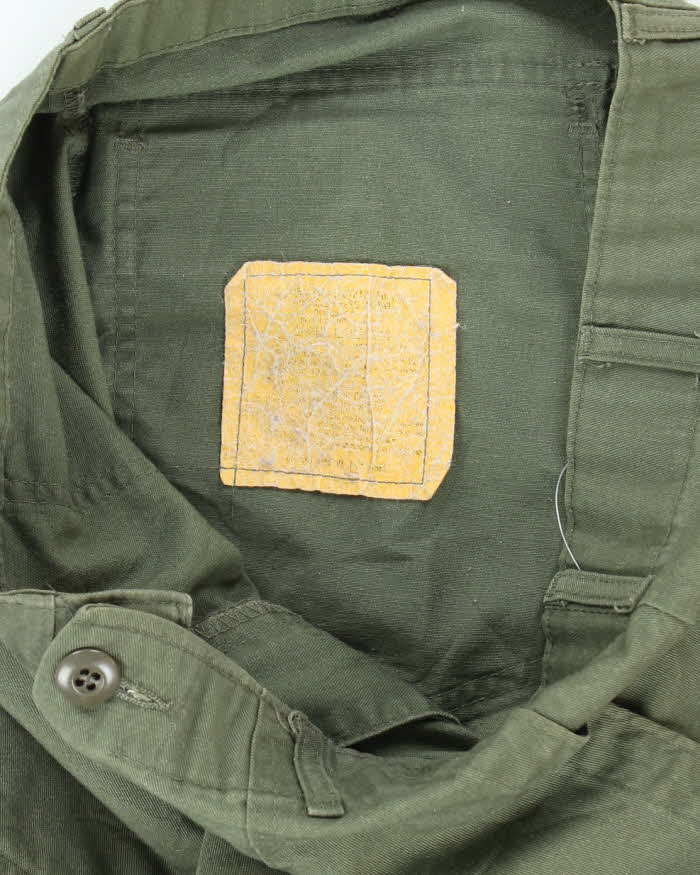 70s Vintage US Army Dura-Press Utility Trousers - 30x31 - Image 5