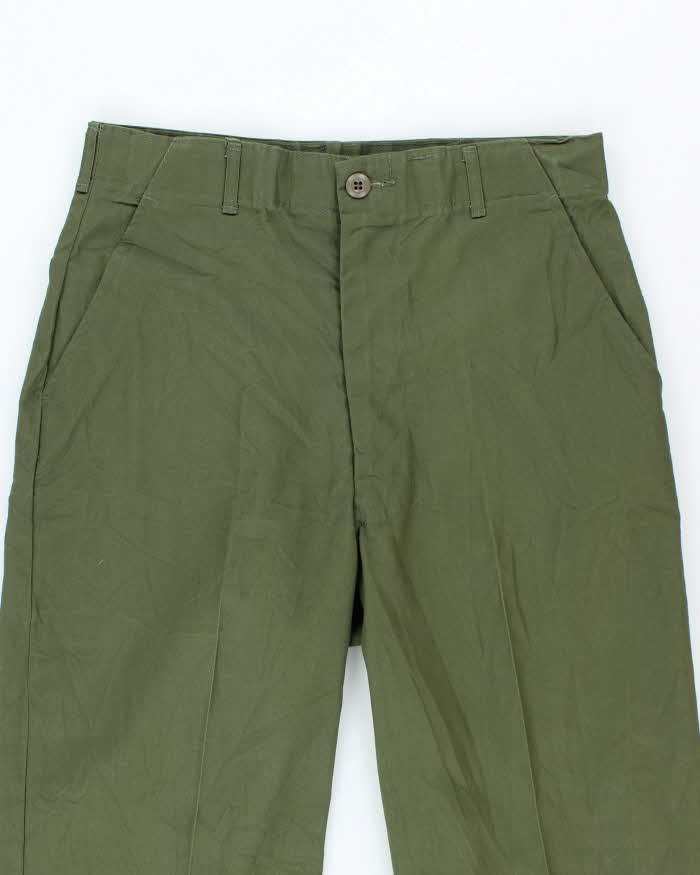 70s Vintage US Army Dura-Press Utility Trousers - 30x32 - Image 3