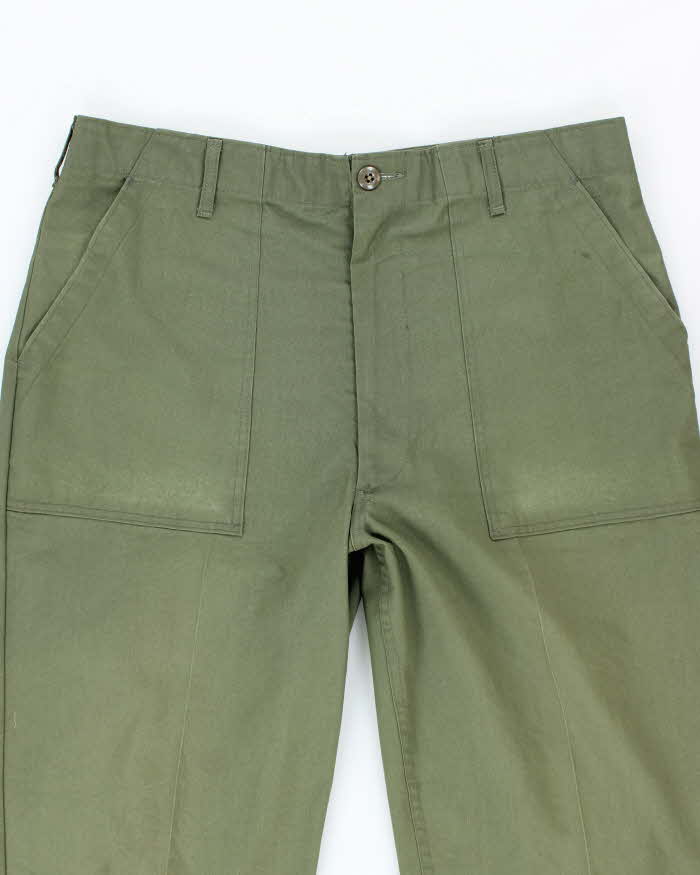 70s Vintage US Army Dura-Press Utility Trousers - 36x30 - Image 3