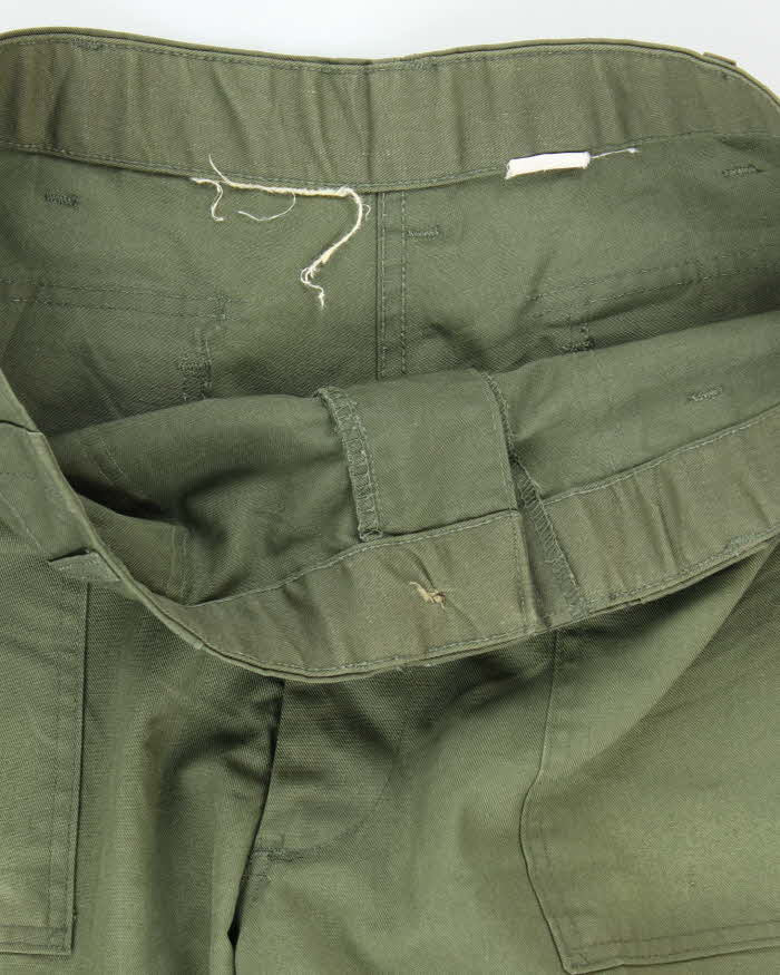 70s Vintage US Army Dura-Press Utility Trousers - 36x30 - Image 5