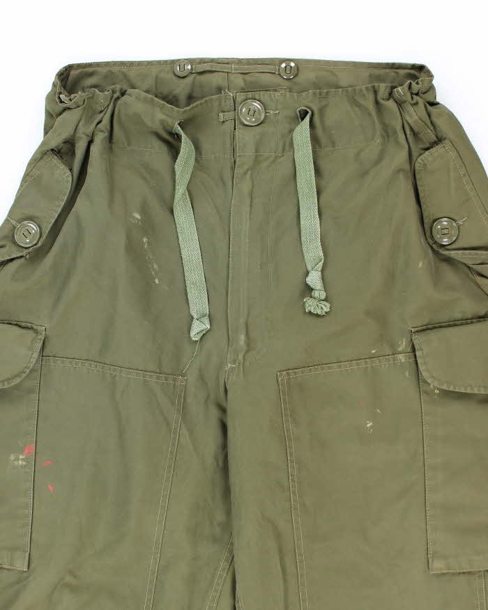 80s Vintage Canadian Army Cold Weather Trousers Shell - 41x30 - Image 3