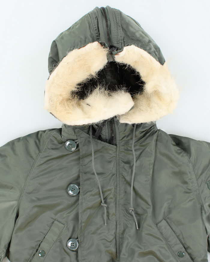 80s Vintage US Air Force N-2B Parka - Medium - Image 3
