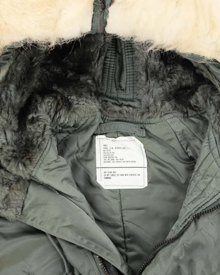 80s Vintage US Air Force N-2B Parka - Medium - Image 5