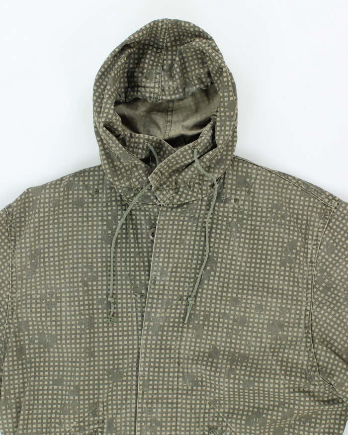 80s Vintage US army Desert Night Camo Parka - Large - Image 3