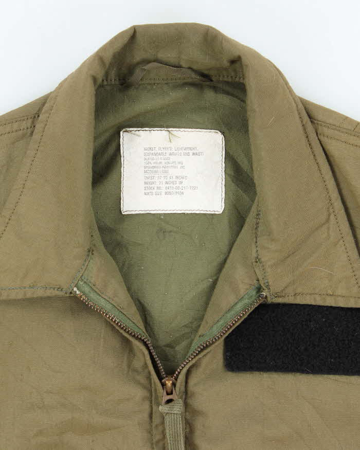 80s Vintage US Army Lightweight Flyers Jacket - X-Large - Image 5