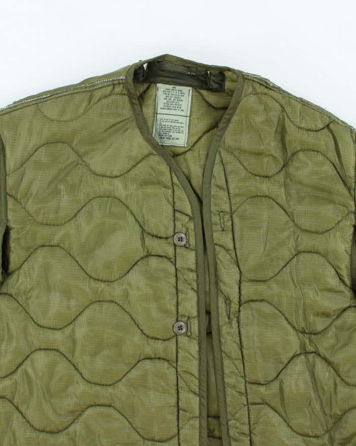 80s Vintage US Army M65 Jacket Liner - X-Large - Image 3