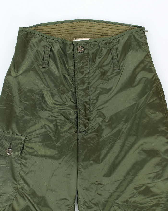 80s Vintage US Navy A-1 Insulated Deck Trousers - 30x30 - Image 3