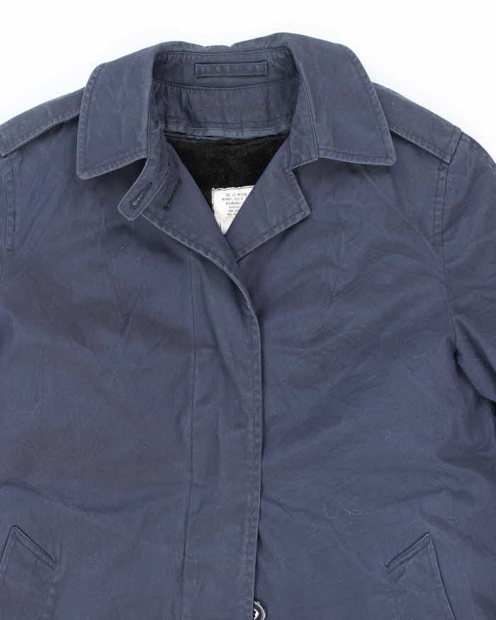 80s Vintage US Navy Women's Overcoat w/ Liner - Small - Image 3