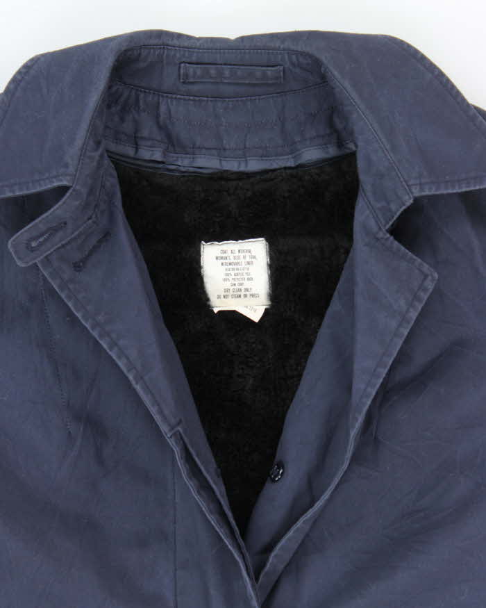 80s Vintage US Navy Women's Overcoat w/ Liner - Small - Image 5
