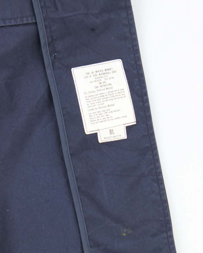 80s Vintage US Navy Women's Overcoat w/ Liner - Small - Image 6