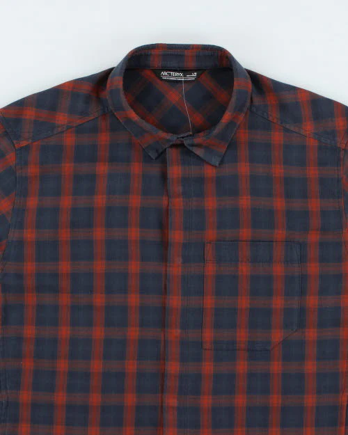Arc'teryx Lightweight Snap Button Plaid Shirt - L - Image 3