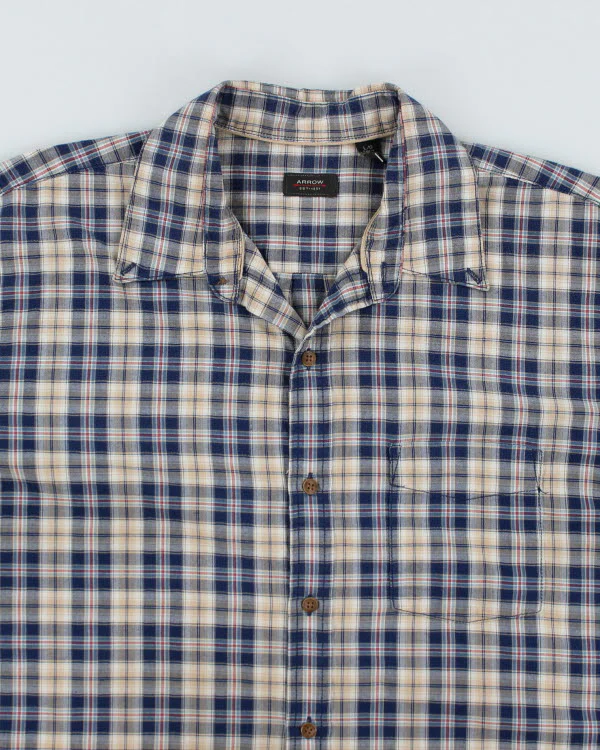 Arrow Blue Check Shirt - L - Image 3