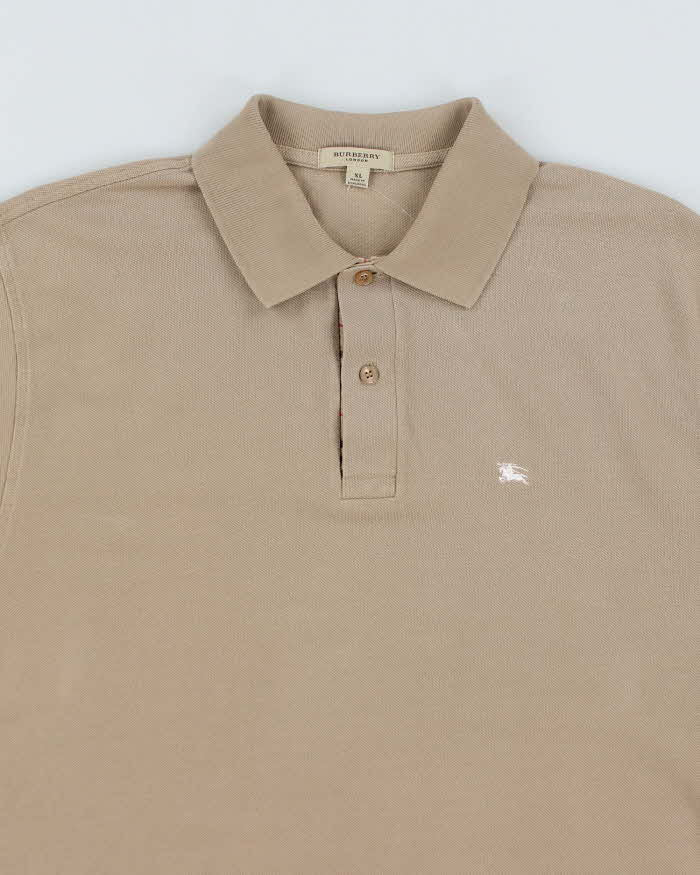 Burberry Brown Polo Shirt - XL - Image 3