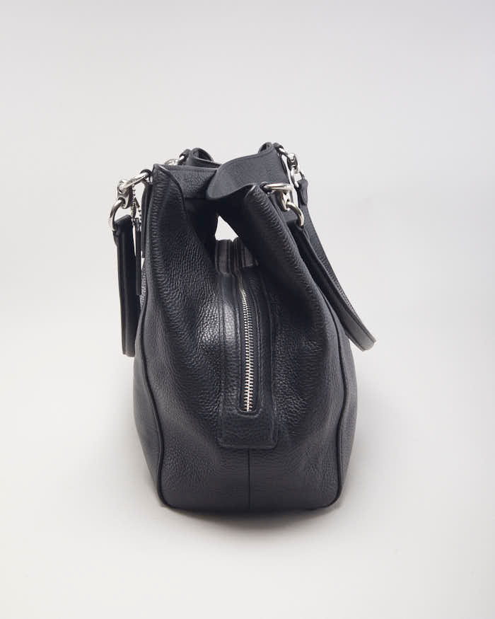 Coach Black Leather Shoulder Bag - Image 3