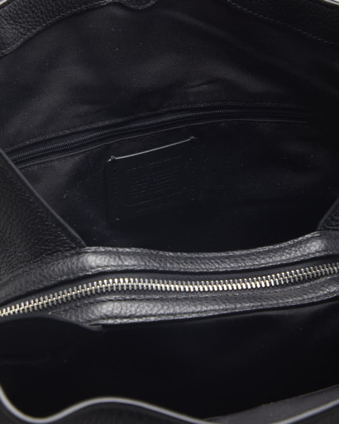 Coach Black Leather Shoulder Bag - Image 6