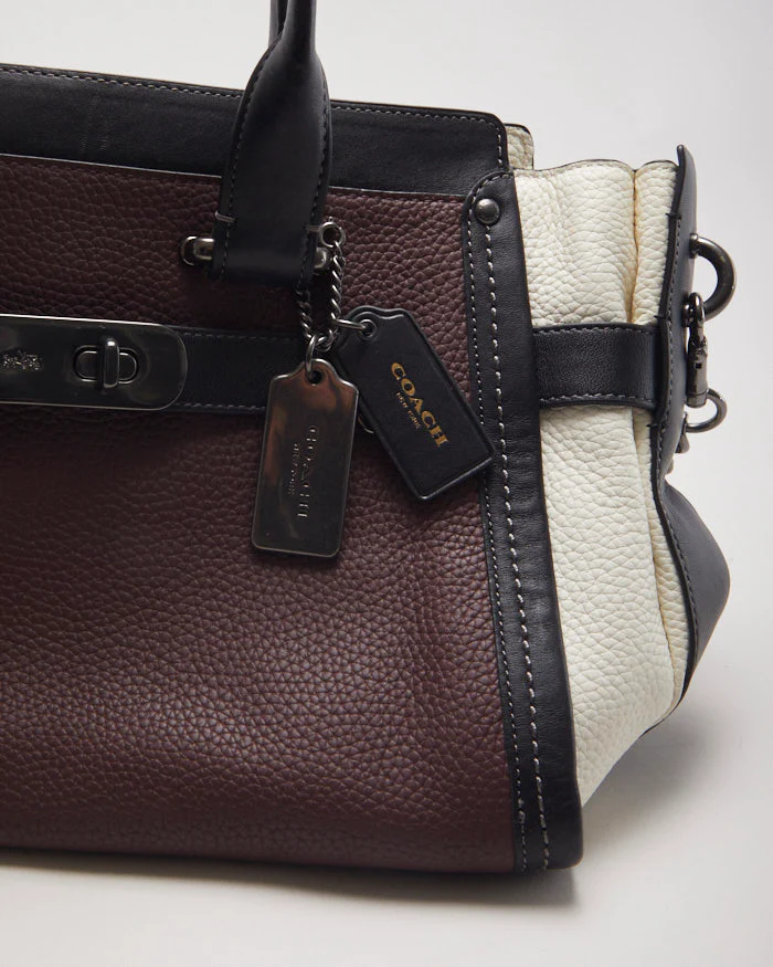 Coach Colour Block Pebble Swagger Bag - Image 6