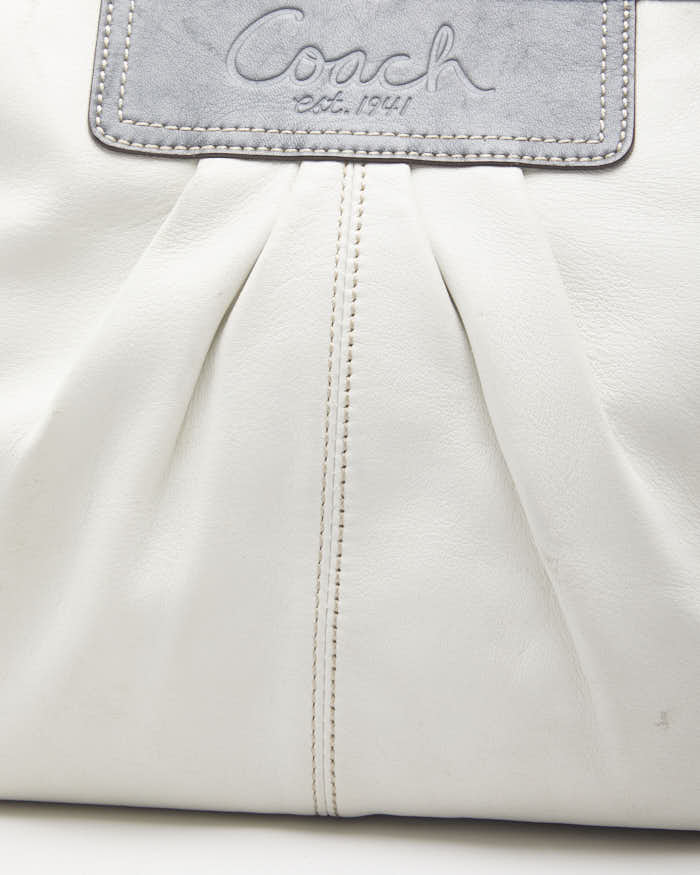 Coach White & Grey Tote Bag - Image 5