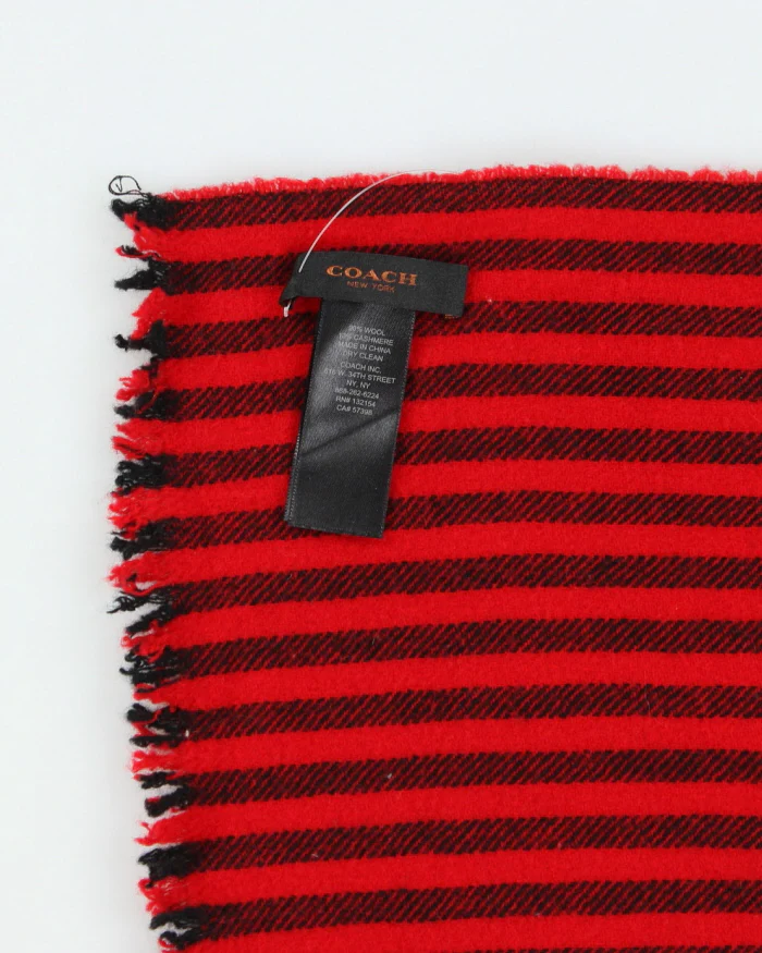 Coach Wool & Cashmere Scarf - Image 4