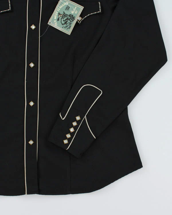 Deadstock Roper Western Embroidered Snap Shirt - XL - Image 4