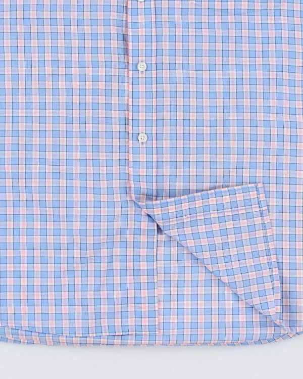 Dockers Blue & Pink Check Shirt - XL - Image 4
