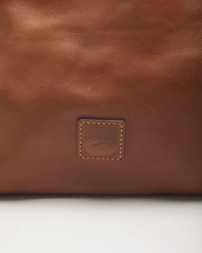 Dooney & Bourke Brown Leather Tote Bag - Image 4