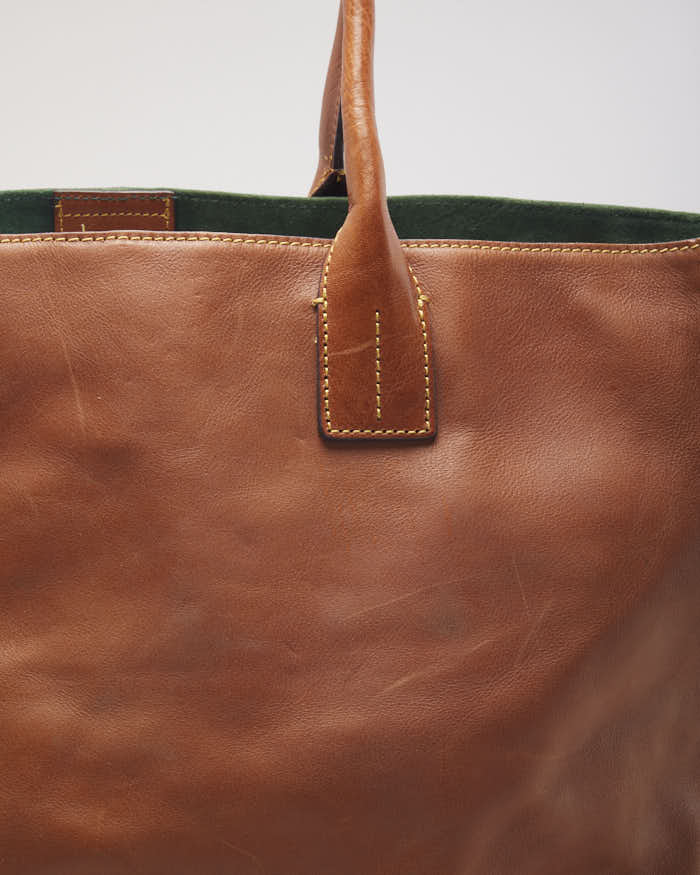 Dooney & Bourke Brown Leather Tote Bag - Image 5