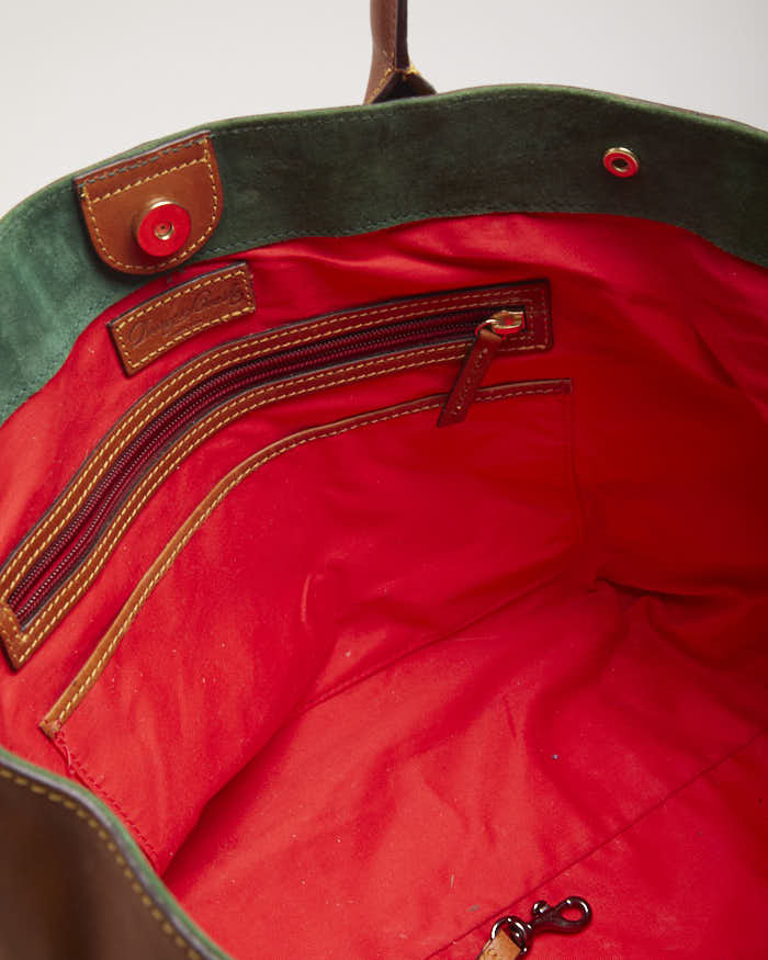 Dooney & Bourke Brown Leather Tote Bag - Image 6