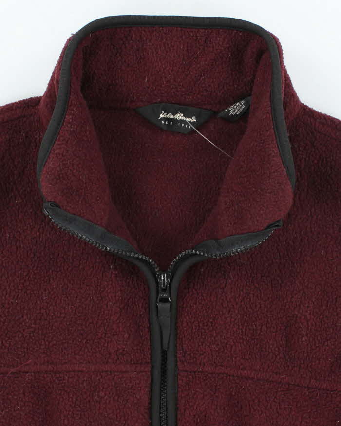 Eddie Bauer Red Sleeveless Fleece - S - Image 5