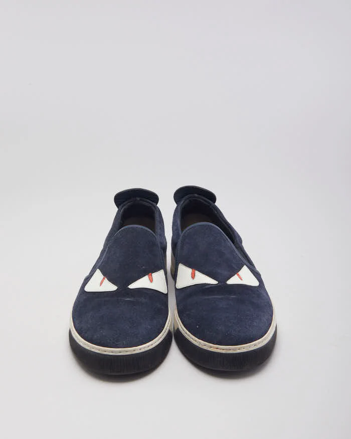 Fendi Monster 3D Eyes Slip-On Trainers - UK 8 - Image 3