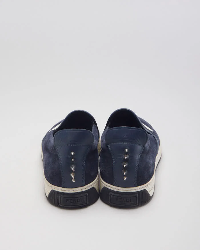 Fendi Monster 3D Eyes Slip-On Trainers - UK 8 - Image 4