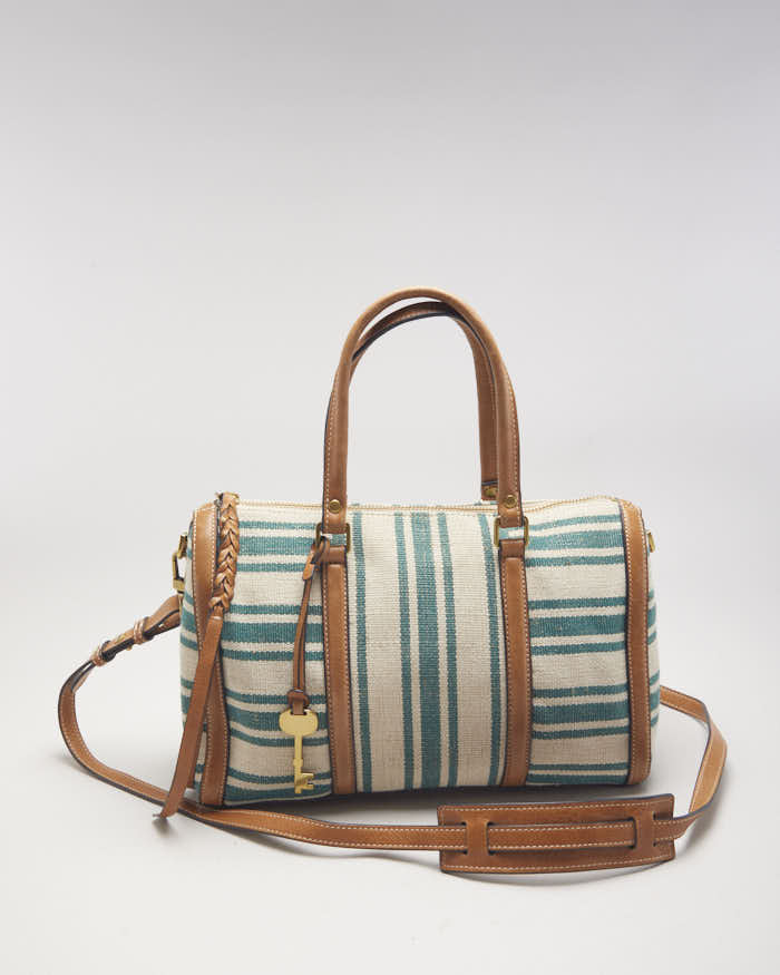 Fossil Canvas Stripe Crossbody Bag - Image 3