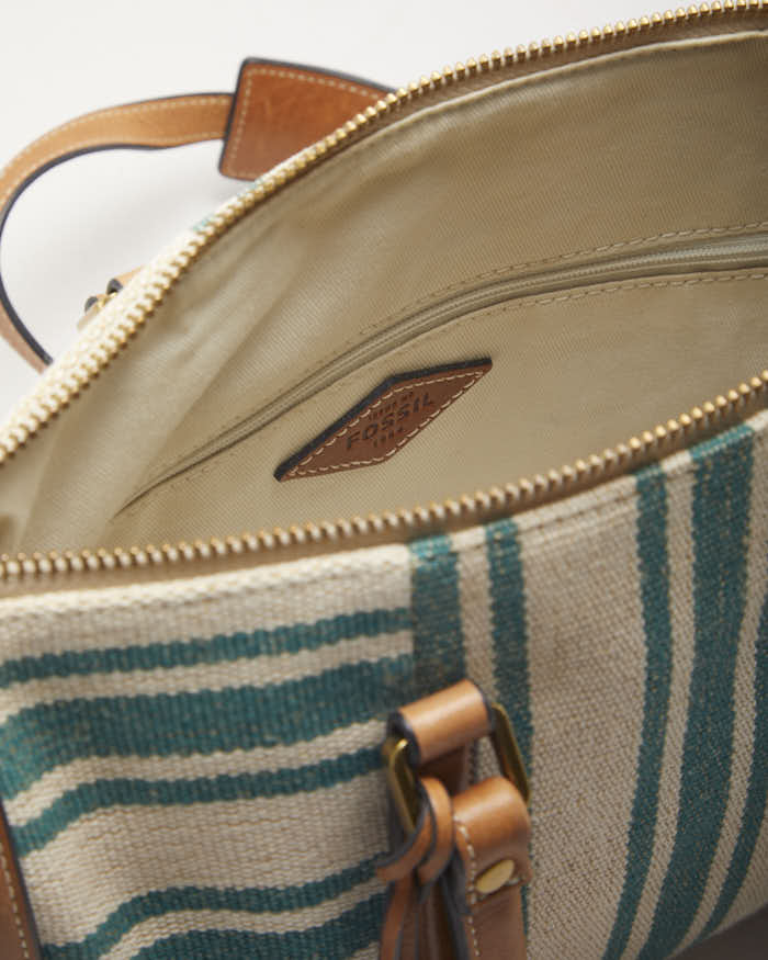 Fossil Canvas Stripe Crossbody Bag - Image 4